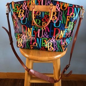 Dooney and Bourke Signature Satchel/Shoulder Bag